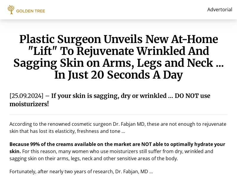 ! NEW OFFER - Ageless Anti Aging Cream [UK] (Social,Banner,Native,Push,SEO,Search,Brand Bidding) - CPA