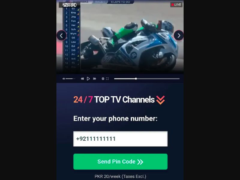 [MOB] Top TV Channels /PK [Zong] HE+PIN