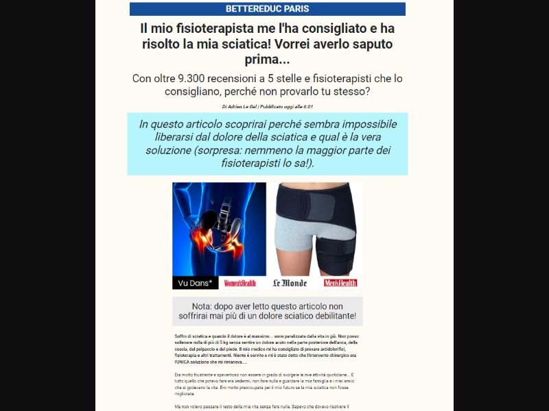[WEB+MOB] OrthoWrap - Hip Brace €39,90 CTC /IT CC Submit [EMAIL ONLY]