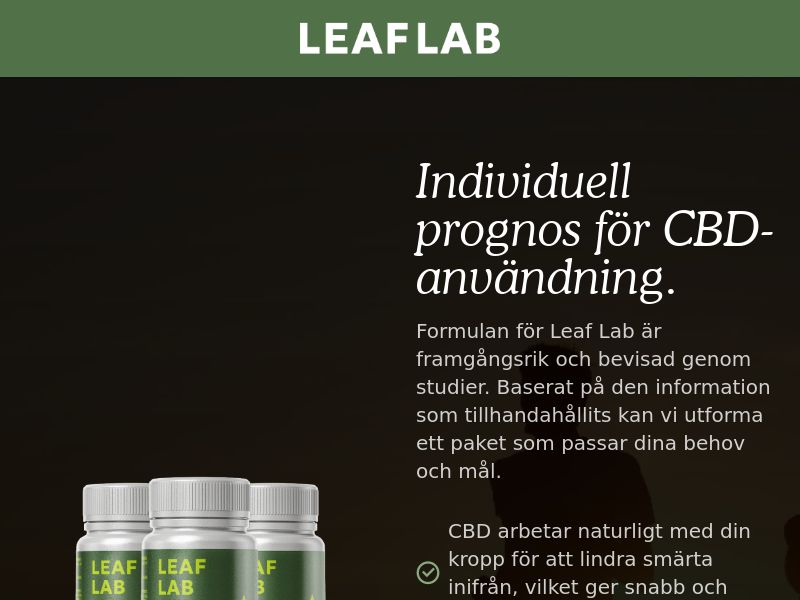 ! HOT OFFER - Leaf Lab - DTC [SE] (Banner,Native,Social,Search,SEO,PPC,Push,Brand Bidding,Shopping) - CPA