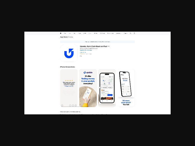 Upside - Rewards App - IOS - CPA (US)