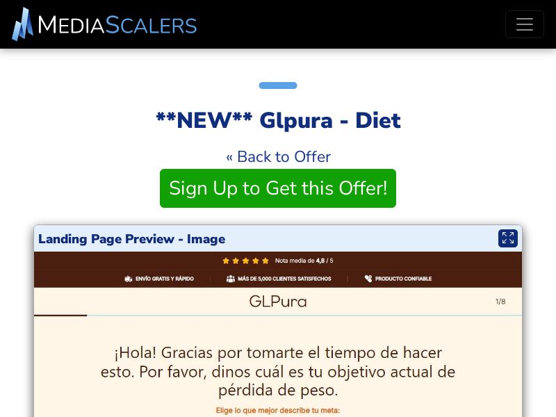 Glpura - Diet {+Quiz, DTC} [ES]