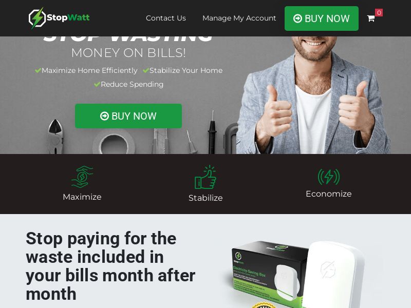 Stopwatt Electricity-Saving Box [DE,AT,CH] (Social,Banner,Native,Push,SEO,Search,Brand Bidding)-CPA