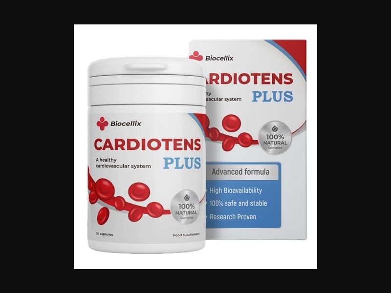 Cardiotens Plus - capsules against hypertension | low price