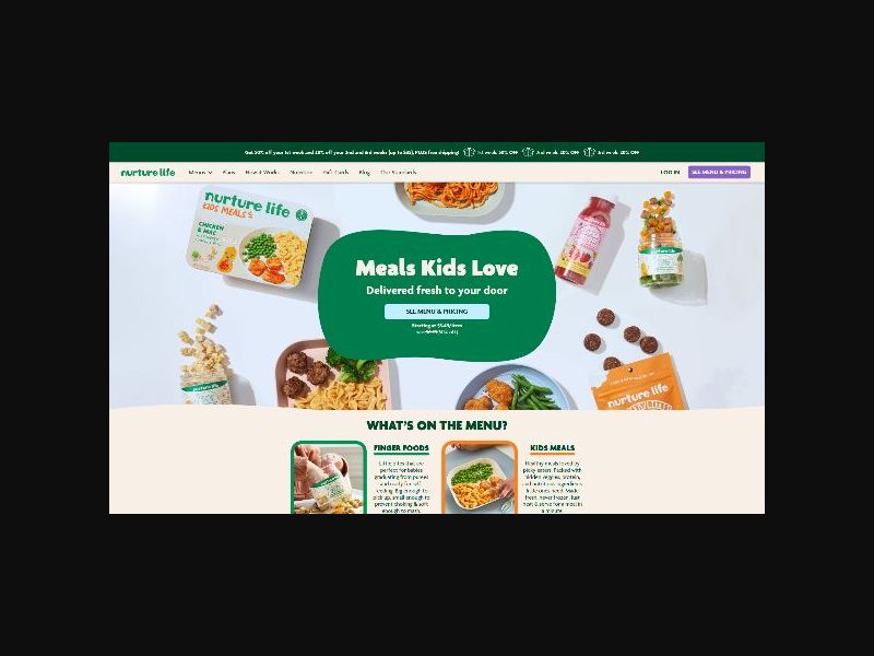 Nurture Life - 50% off First Week - CPS (US)