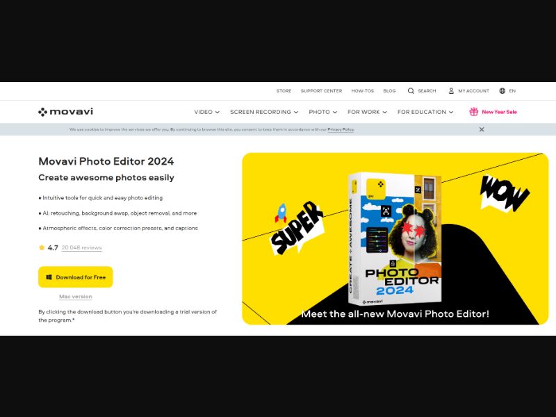 [WEB+MAC] PC Photo Editor – 55% Off /International Revshare 24%