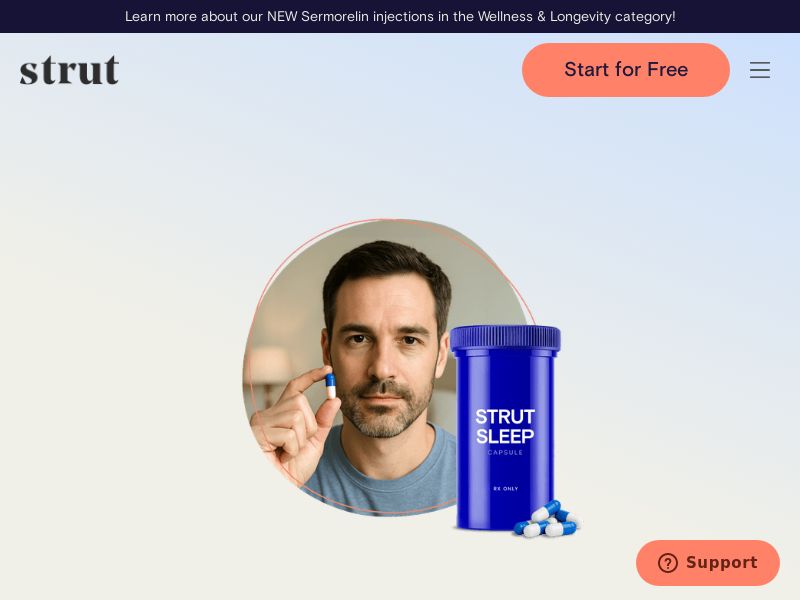 Strut Health - Sleep Capsule for Men - CPS (US)