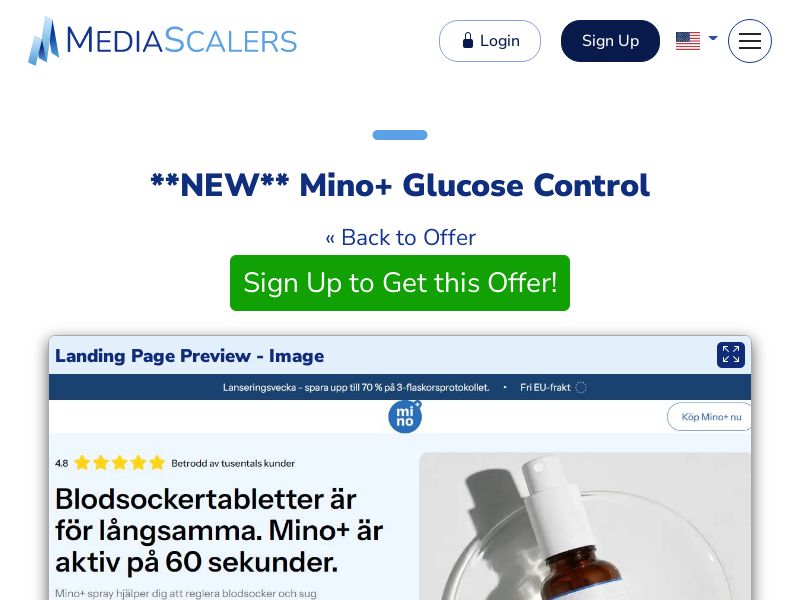 Mino+ Glucose Control {+Alt-Landers, DTC} [SE]