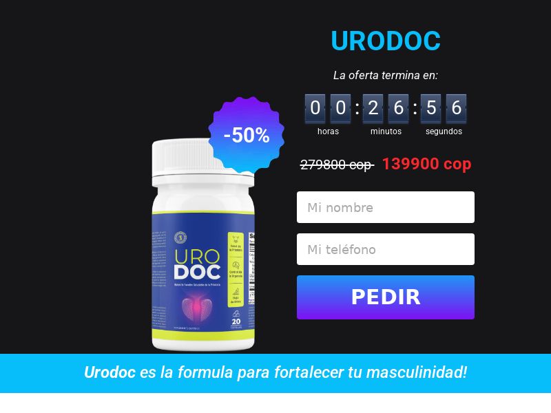 ! NEW OFFER - Urodoc COD [CO] (Banner,Native,Social,Search,SEO,Brand Bidding) - CPA 