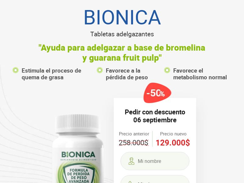 Bionica CO - WEIGHT LOSS TREATMENT HOLD