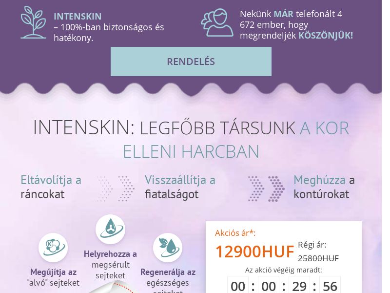 Intenskin HU - rejuvenating cream mask
