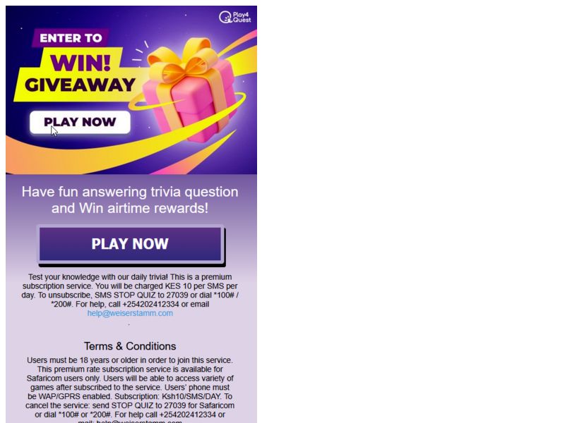 PlayQuest Safaricom