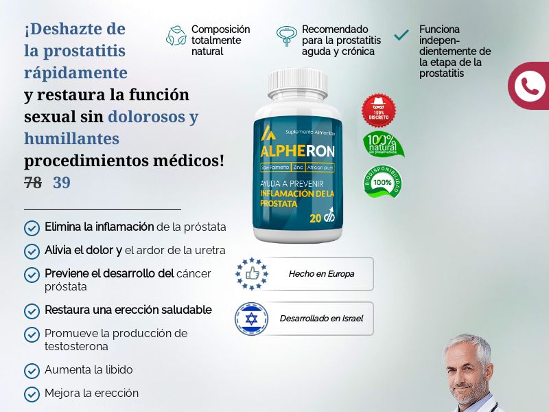 Alpheron 149 GTQ - prostatitis