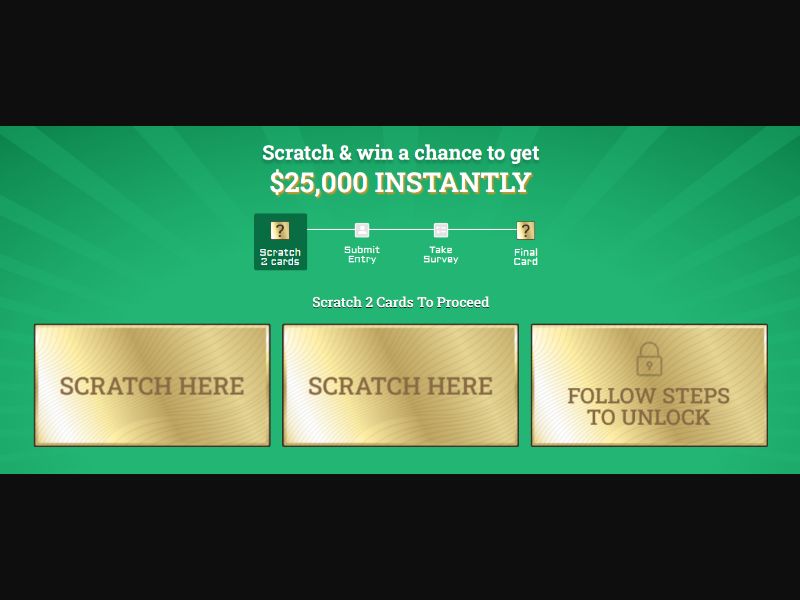 Trendndaily - 25k Scratch to Win - US - (SMS Only)