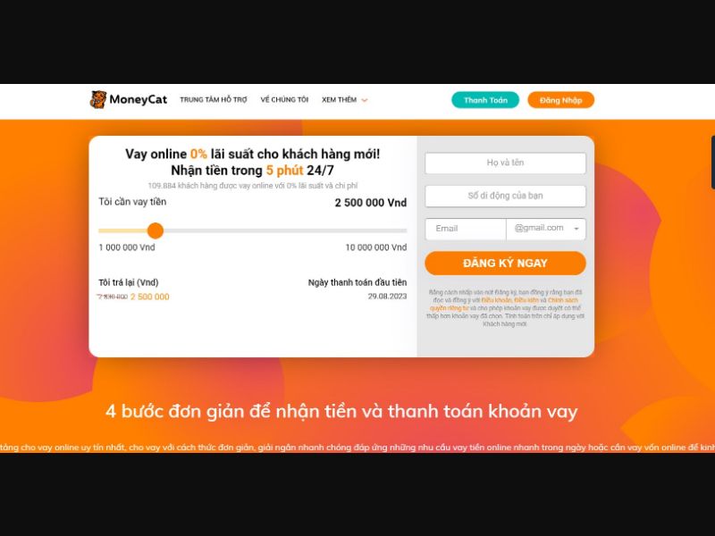 [WEB+MOB] Moneycat Instant cash loan /PH (CPA)