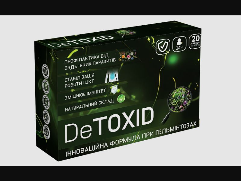 DeTOXID - parasite-free capsules