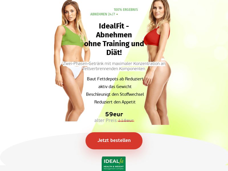 ! NEW OFFER - IdealFit COD [DE] (Banner,Native,Social,Search,SEO,Brand Bidding) - CPA