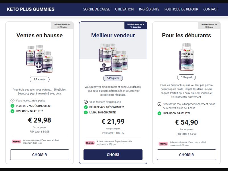 [WEB+MOB Keto Plus Gummies DTS /FR CPS