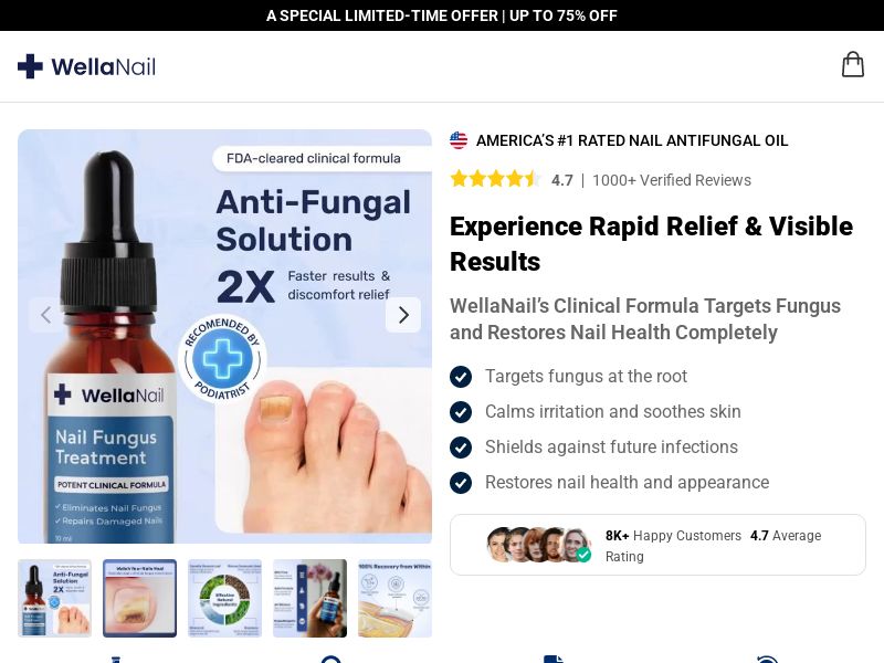 WellaNail Fungus Treatment Oil SS - US/INTL