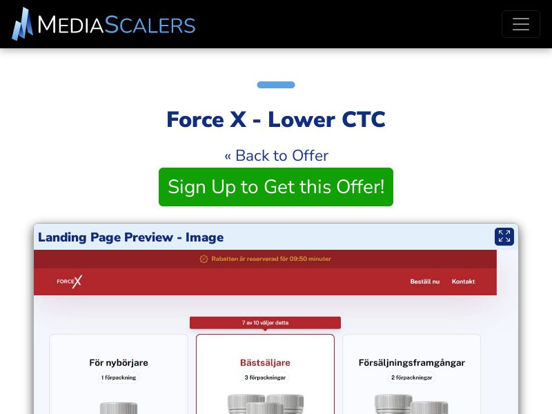 Force X - Lower CTC {+DTC} (Event Tracking) [BE]