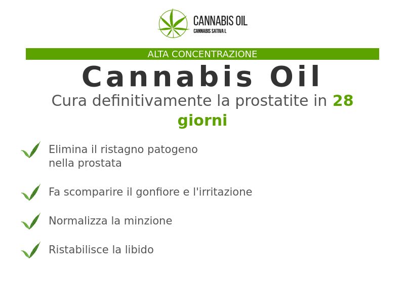 Cannabis Oil IT (prostatitis)