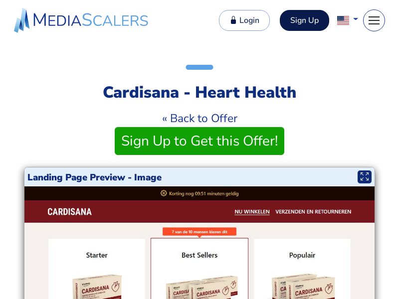 Cardisana - Heart Health {+DTC} (Event Tracking) [NL, BE]