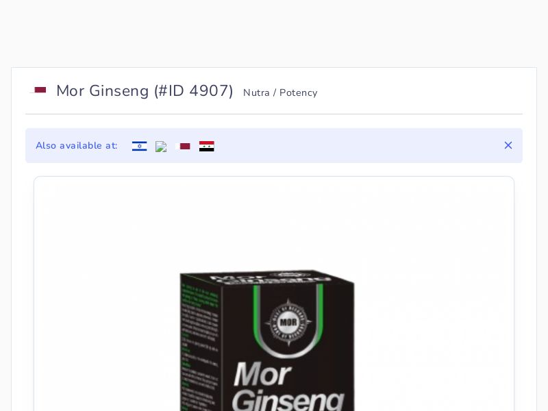 Mor Ginseng