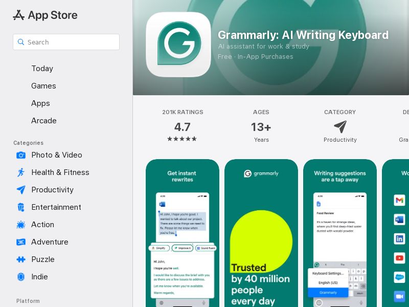 Grammarly CPA - iOS | US