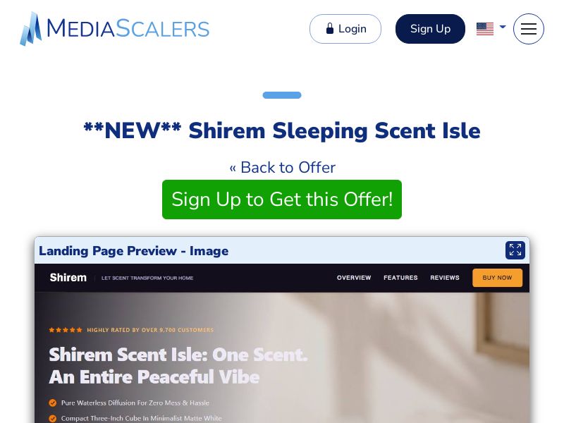 Shirem Sleeping Scent Isle {+Advertorial, DTC} [US, CA, AU, UK]