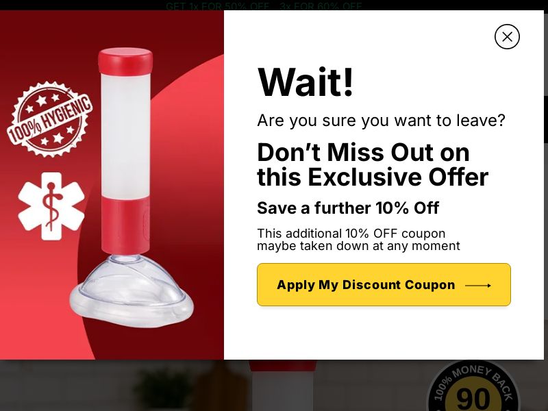 ResQVac Anti-Choke Device SS - UK