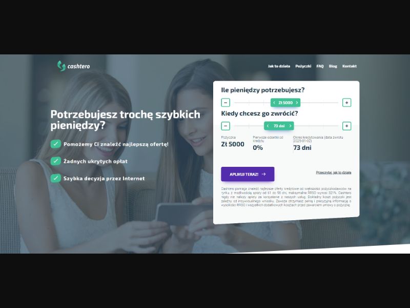 [WEB+MOB] Cashtero /PL CPS [Approval Required] [Email]