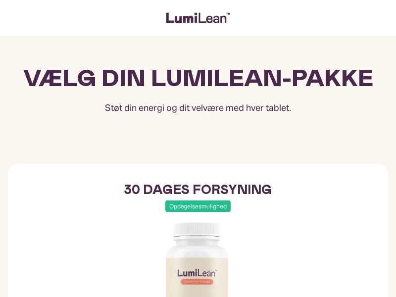 ! NEW OFFER - LumiLean Diet [DK] (Social,Banner,Native,Push,SEO,Search,Brand Bidding) - CPA