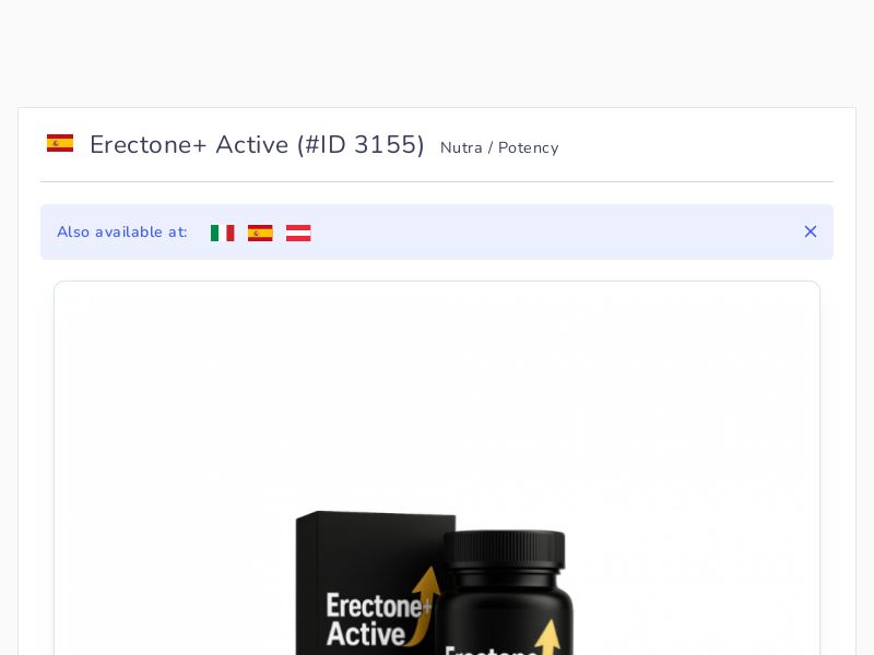Erectone+ Active