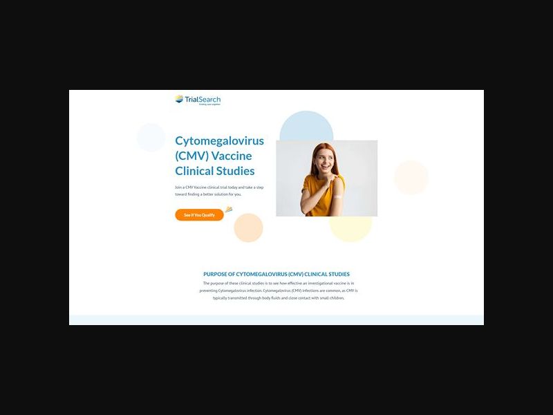 Cytomegalovirus Vaccine (Ages 9-15) - Clinical Trails (US)