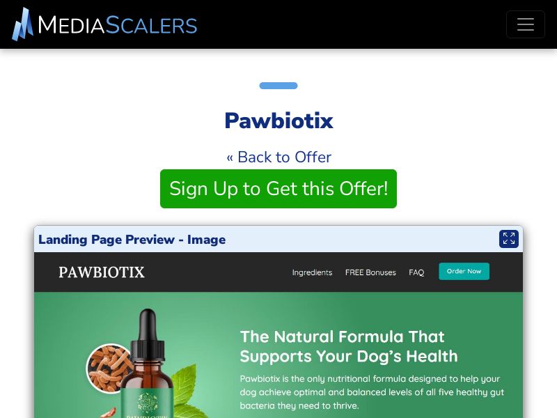 Pawbiotix {+DTC, TSL, VSL} [US, CA, AU, UK, NZ, IE]