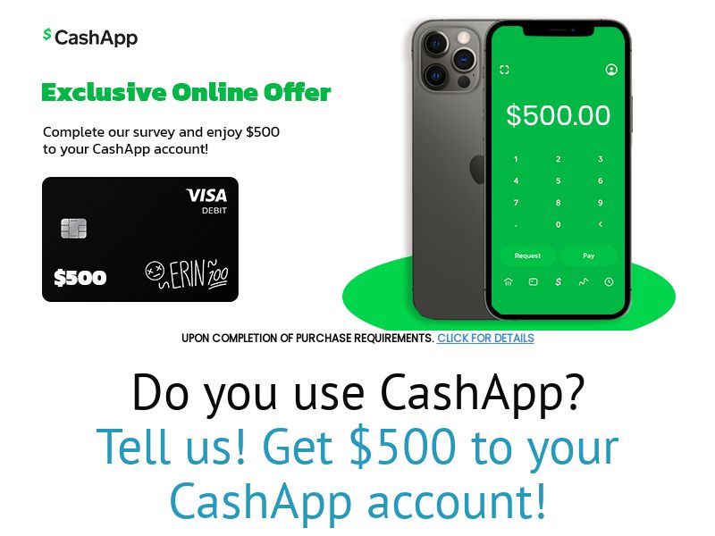 CSR $500 CashApp - US - Direct