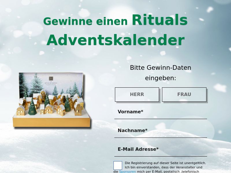 Sweep - Rituals Adventskalender - SOI | DE
