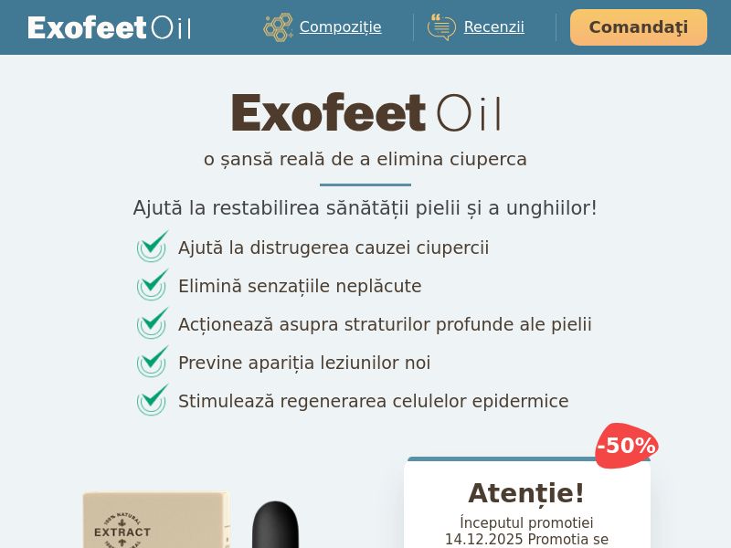 EXOFEET OIL low price RO - ANTI-PARASITE OIL HOLD