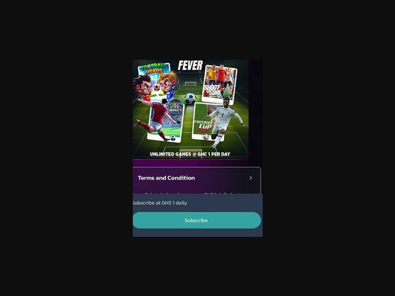 37465 - GH - [MOB] - Football Fever (G) - Vodafone - 2 click