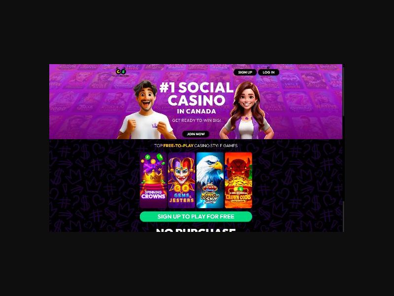 Crown Coins Casino - First Deposit - CPS (US)