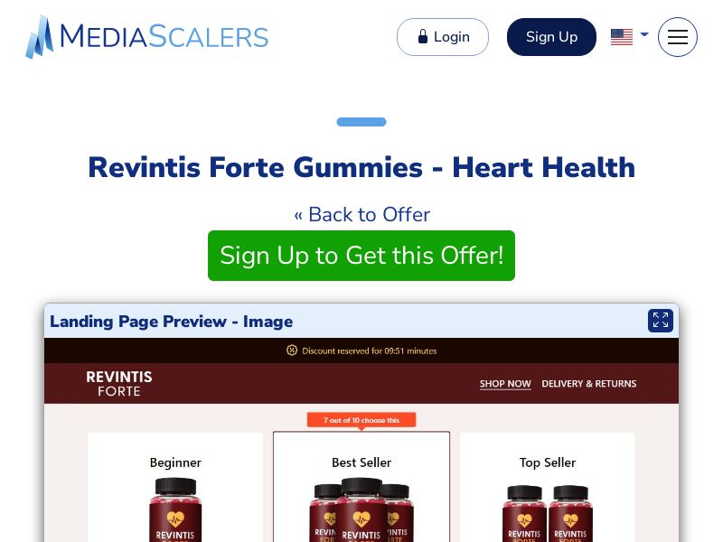 Revintis Forte Gummies - Heart Health {+DTC} (Event Tracking) [IE]