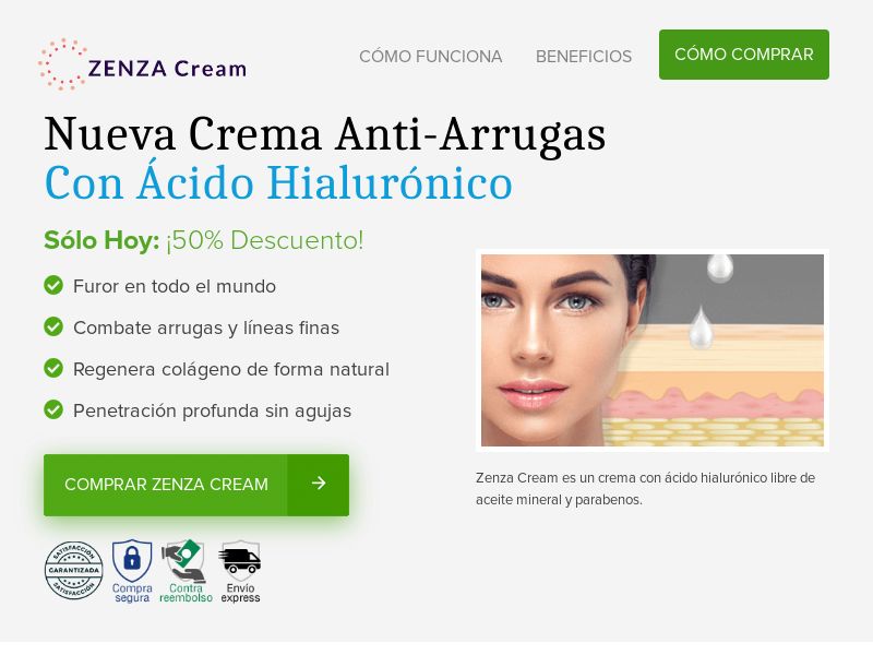 Zenza cream AR - REJUVENATING CREAM HOLD