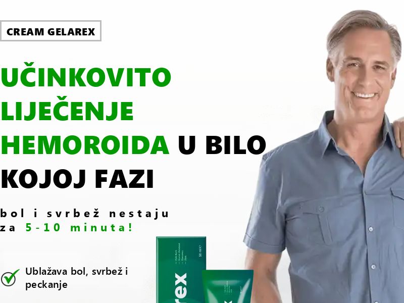 Gelarex HR - hemorrhoids treatment