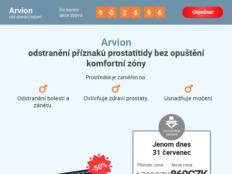 ARVION EU - prostatitis