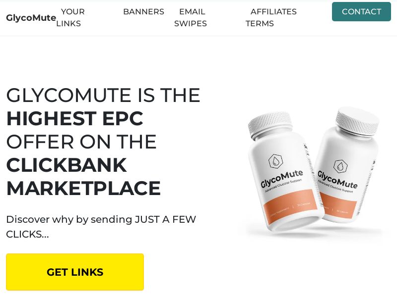 GlycoMute - Advanced Blood Sugar Support - Revshare | US 