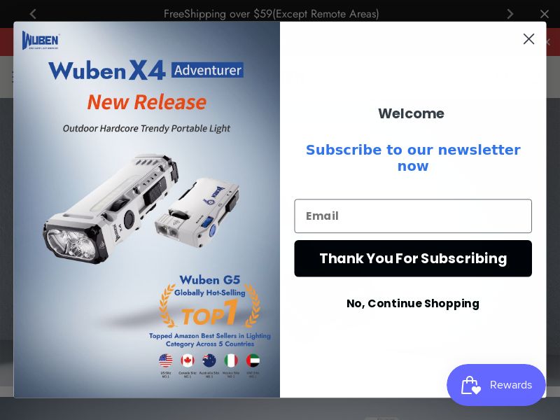 WUBEN LIGHT - RevShare | US, DE