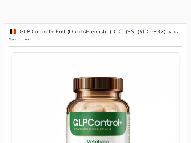 GLP Control+ Full (Dutch\Flemish) (DTC) (SS)