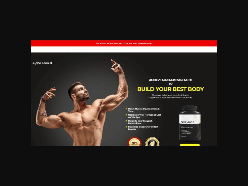 Alpha Lean-X - Testosterone - CPS (US,CA)