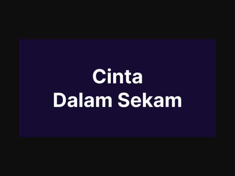 Cinta Dalam Sekam MY