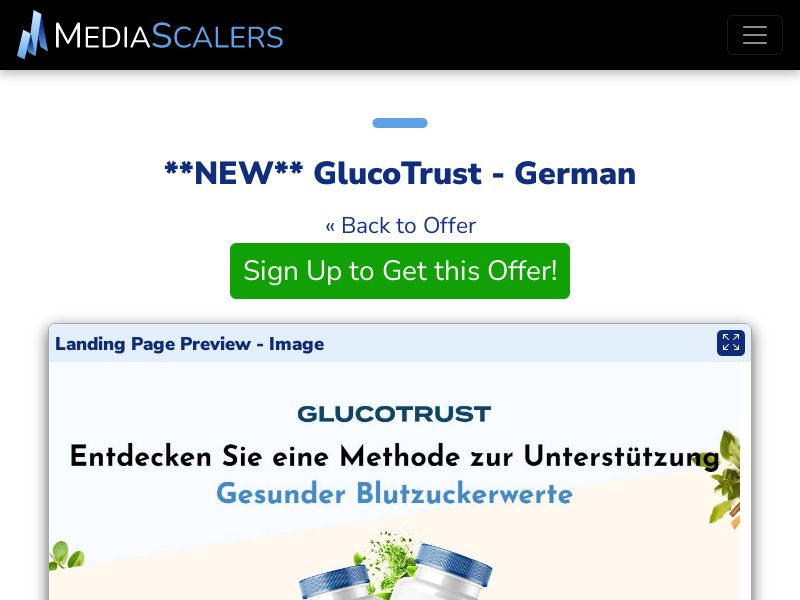 GlucoTrust - German {+VSL, TSL, DTC} [DE, AT, CH, BE, LU, LI, UK, +25 More]